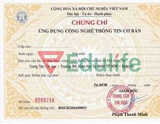 Chứng Chỉ Tin Học Theo Thông Tư Mới Nhất