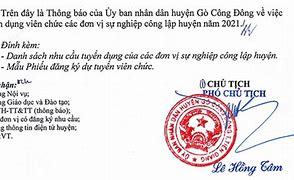 Gò Công Đông Tuyển Dụng