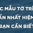 Mẫu Tờ Trình Bổ Sung Kế Hoạch Lựa Chọn Nhà Thầu Mới Nhất